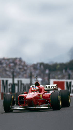 Racing Michael Schumacher Phone Wallpaper