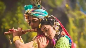 Radha Krishna Serial Romantic Wallpaper