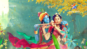 Radha Krishna Serial Serene Wallpaper