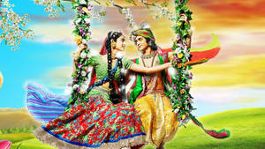 Radha Krishna Serial Swing Wallpaper