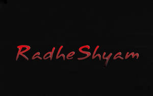Radhe Shyam Movie Title Wallpaper
