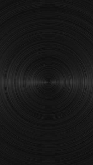 Radial Circles Pure Black Hd Phone Screen Wallpaper
