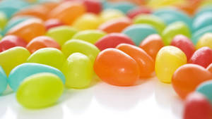 Radiant Jelly Bean Candies Wallpaper