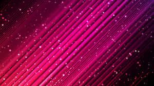Radiant Pink Stars Illuminating The Night Sky Wallpaper