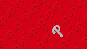 Radiant Red 'p' Letter Image Wallpaper