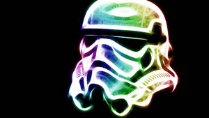 Radiant Stormtrooper Helmet Wallpaper