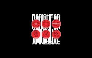 Radiohead Amnesiac Album Cover Stop Variation Wallpaper