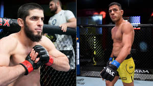 Rafael Dos Anjos And Islam Makhachev Bout Wallpaper