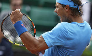 Rafael Nadal Back Victorious Pose Wallpaper