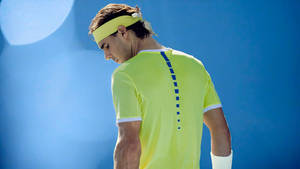 Rafael Nadal Back View Shot Wallpaper