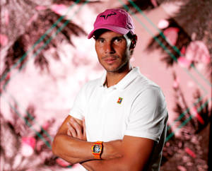 Rafael Nadal Posing With Cap Wallpaper