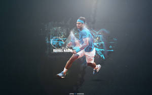 Rafael Nadal Stylish Edit Poster Wallpaper