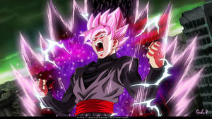 Raging Super Saiyan Rose Black Goku Wallpaper