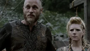 Ragnar And Lagertha From Vikings Wallpaper