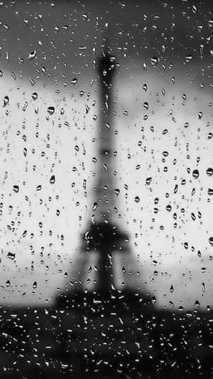 Rain Drops On A Window Wallpaper