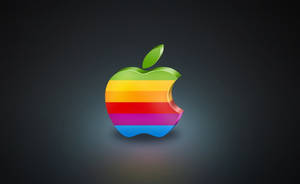 Rainbow Apple Logo Macbook Air Wallpaper