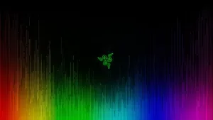Rainbow Graphic Razer Gaming Logo Hd Wallpaper