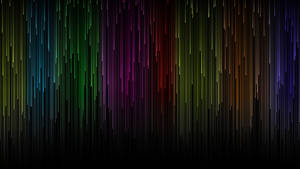 Rainbow Lines Hd Computer Wallpaper