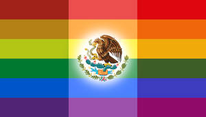 Rainbow Mexico Flag Wallpaper