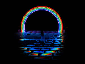 Rainbow Neon Aesthetic 1920 X 1440 Wallpaper