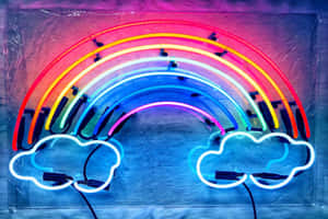 Rainbow Neon Aesthetic 3656 X 2443 Wallpaper