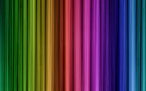 Rainbow Of Vertical Lines Wallpaper
