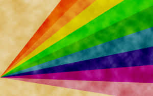 Rainbow Stripe In Brown Pride Desktop Wallpaper