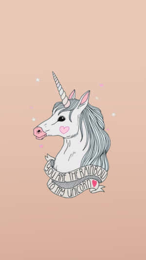 Rainbow Unicorn Illustration Wallpaper