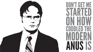 Rainn Wilson Looking Dapper Wallpaper