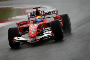 Rainy Race Michael Schumacher Wallpaper