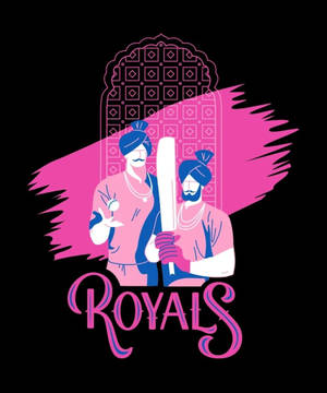 Rajasthan Royals Vector Art Wallpaper