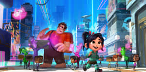 Ralph Breaks The Internet Main Characters Wallpaper