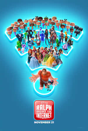 Ralph Breaks The Internet Movie Poster Wallpaper