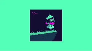 Ralsei Pixel Art Wallpaper