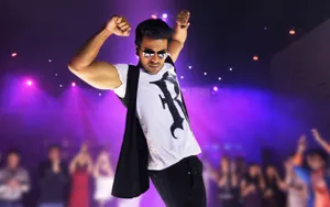 Ram Charan Dancing Night Club Wallpaper