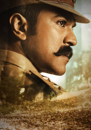 Ram Charan Rrr Side Profile Wallpaper