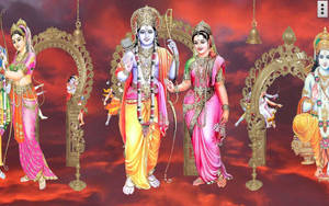 Ram Darbar 3d Wallpaper