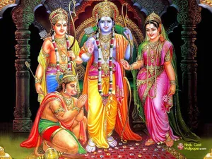 Ram Darbar Deities In Hinduism Wallpaper
