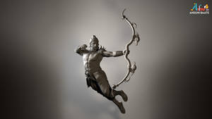 Ram Ji Archery Statue Wallpaper