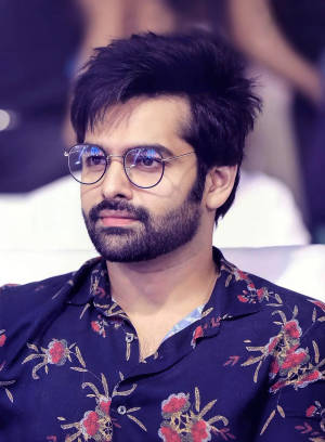 Ram Pothineni With Floral Shirt Wallpaper