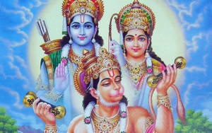 Ram Sita And Hanuman Wallpaper