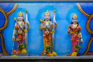 Ram Sita Lakshman Statues Wallpaper