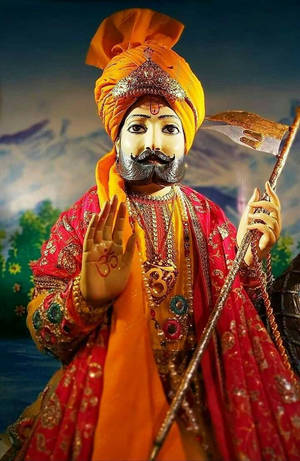 Ramapir Red Robe Wallpaper