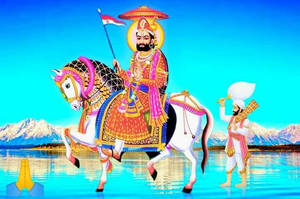 Ramapir Walks On Water Wallpaper