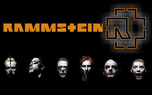 Rammstein Band Members Face Paint Wallpaper