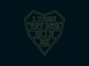 Rammstein Liebe Ist Fur Alle Da Logo Wallpaper