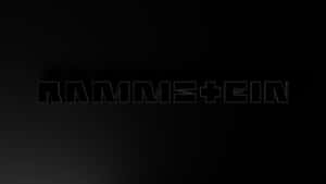 Rammstein Logo Black Background Wallpaper