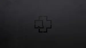 Rammstein Logo Dark Background Wallpaper