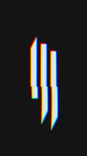 Rammstein Logo Glitch Art Wallpaper