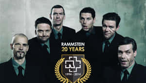 Rammstein20th Anniversary Group Photo Wallpaper